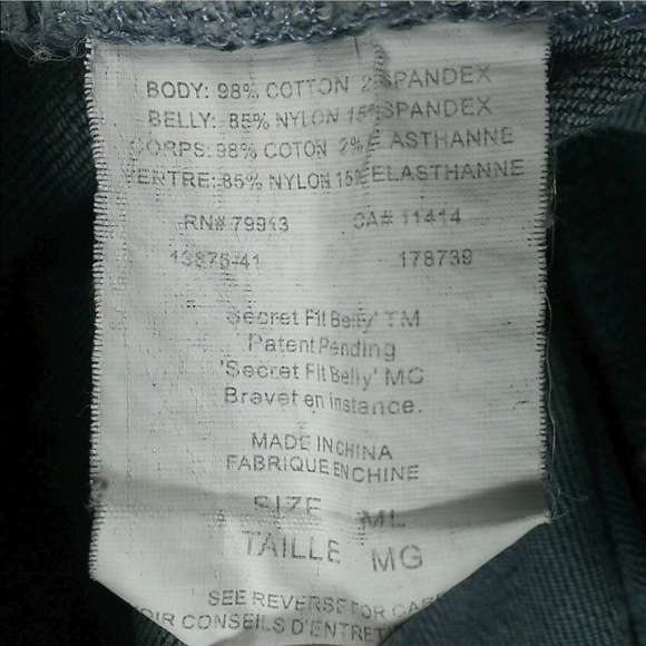 SOLD A Pea In The Pod BootCut Maternity sz M 1228 - Picture 3 of 7